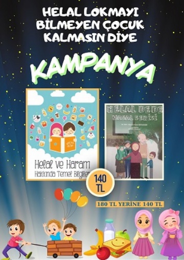 Helal Lokmayı Bilmeyen Çocuk Kalmasın Diye Kampanya Seti (2 Kitap)